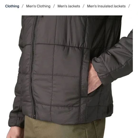 Patagonia Men's light Gust jacket -Black  NEW with tags. Authentic Patagonia NEW - Picture 3 of 15